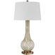 Bombon 31 inch 150.00 watt Pale Brown/Off-White/Antique Brass Table Lamp Portable Light