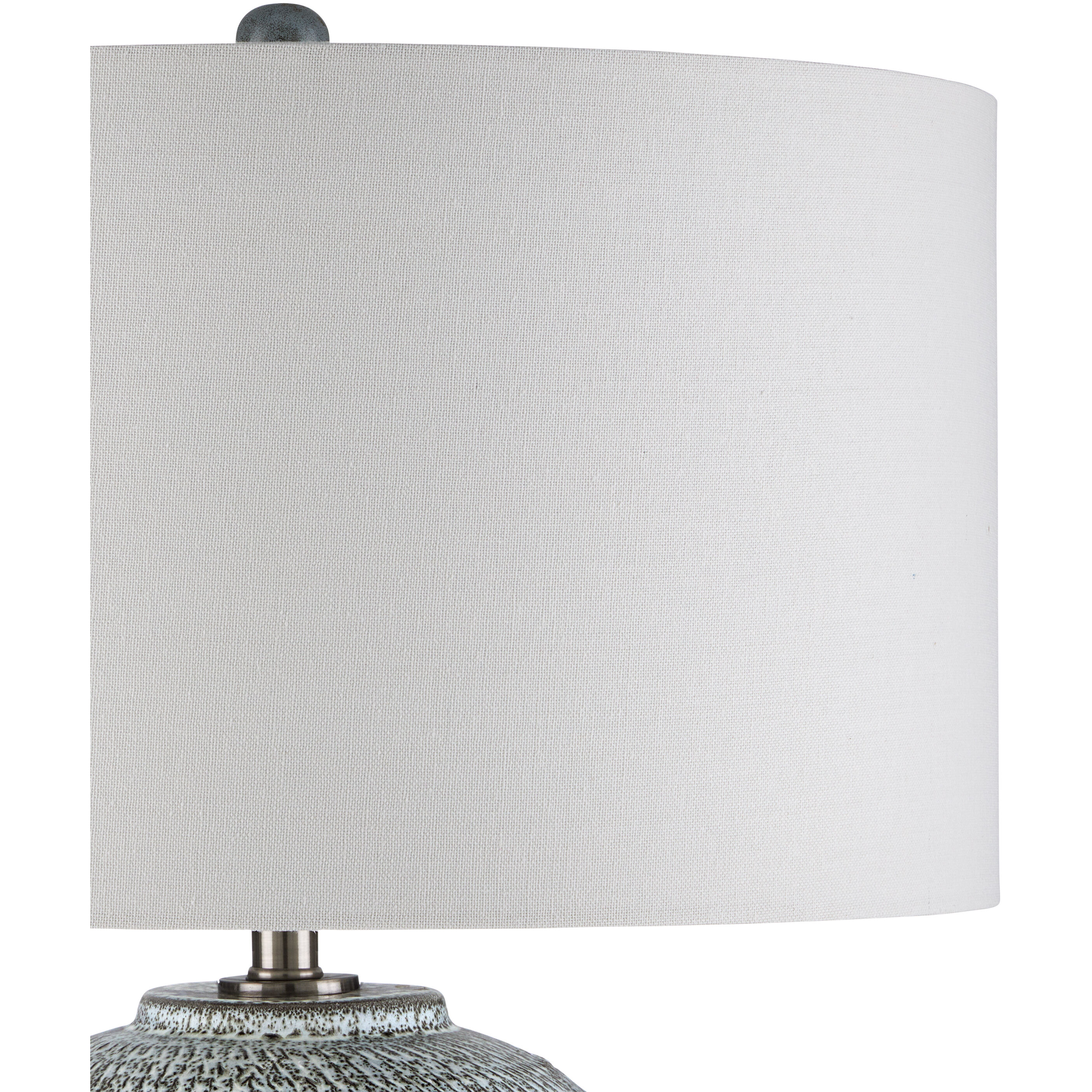 Agatha 29.5 inch 150 watt Reactive Black & White Table Lamp Portable Light