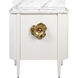Briallen 30 X 34.25 inch Cerused White/Natural/White/Polished Brass Vanity with Undermount Sink
