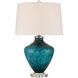 Sapphire 29.75 inch 150.00 watt Blue/Clear Table Lamp Portable Light
