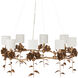 Rosabel 8 Light 35 inch Antique Brass Chandelier Ceiling Light