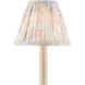 Wildflower Pastel Blue/Pastel Pink/Ivory Tapered Chandelier Shade