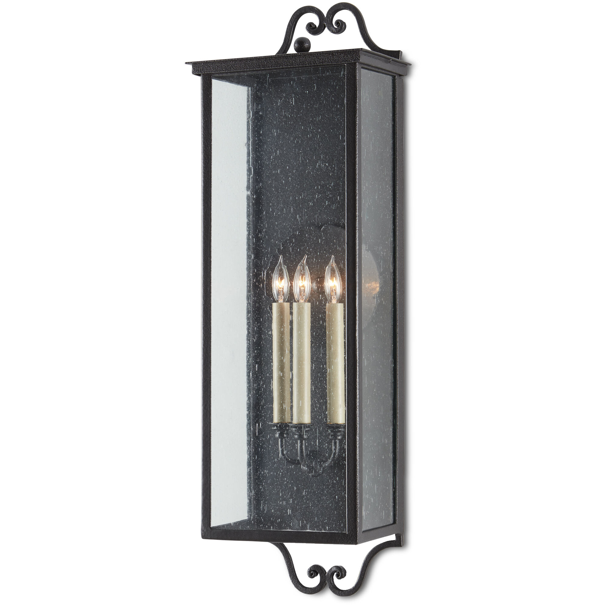 Giatti 3 Light 35.5 inch Midnight Outdoor Wall Sconce, Large