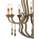 Waterloo 8 Light 41 inch Washed Gray Chandelier Ceiling Light