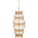 Marquise 18 Light 23.5 inch Clear/Luxor Gold Chandelier Ceiling Light, Large