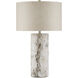 Faux Birch 29.5 inch 150 watt Birch White/Gray Table Lamp Portable Light