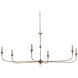 Nottaway 6 Light 61 inch Pyrite Bronze Chandelier Ceiling Light, Large