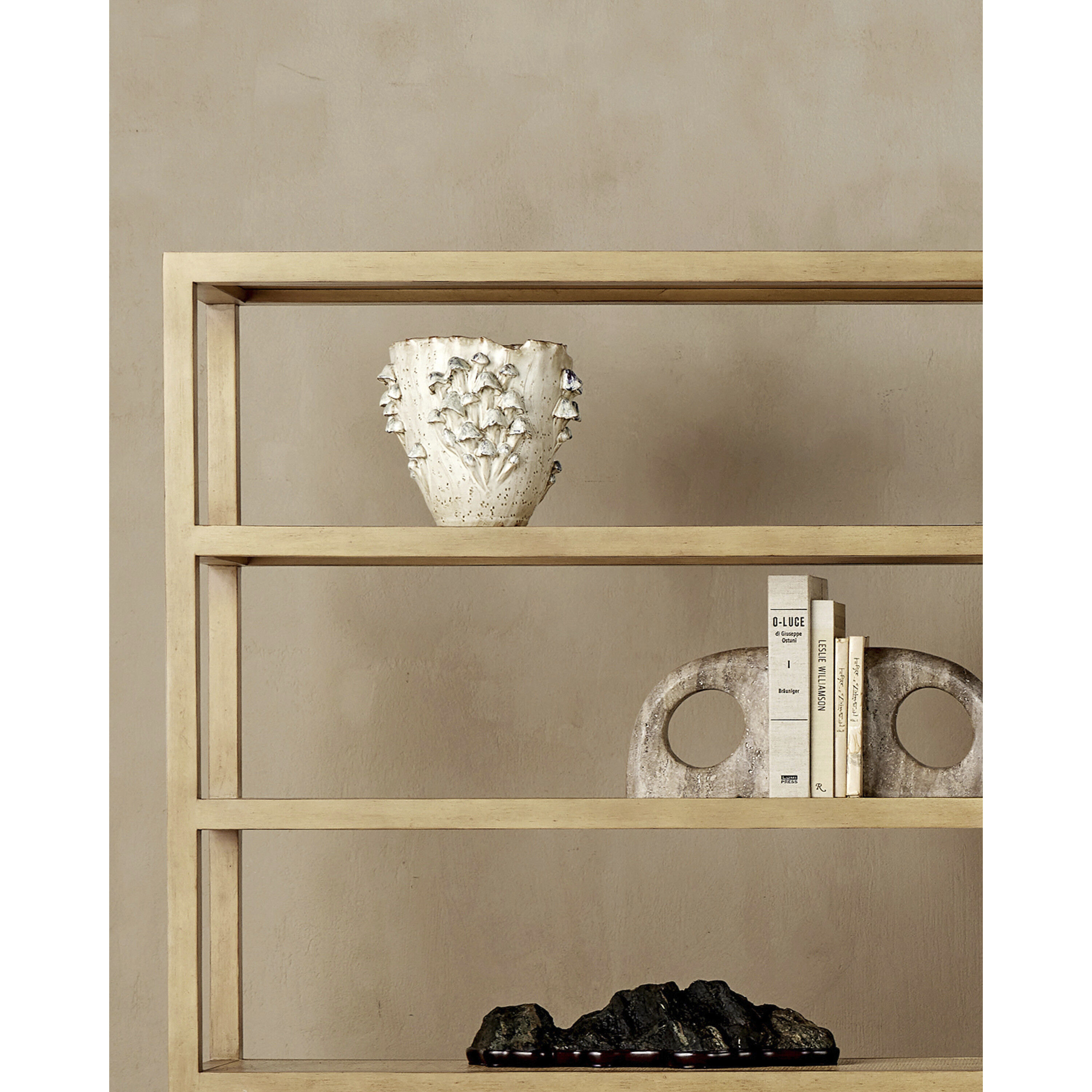 Black Forest Mushrooms 10.5 X 10 inch Vase