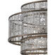 Fantine 8 Light 30 inch Pyrite Bronze/Raj Mirror Chandelier Ceiling Light, Large