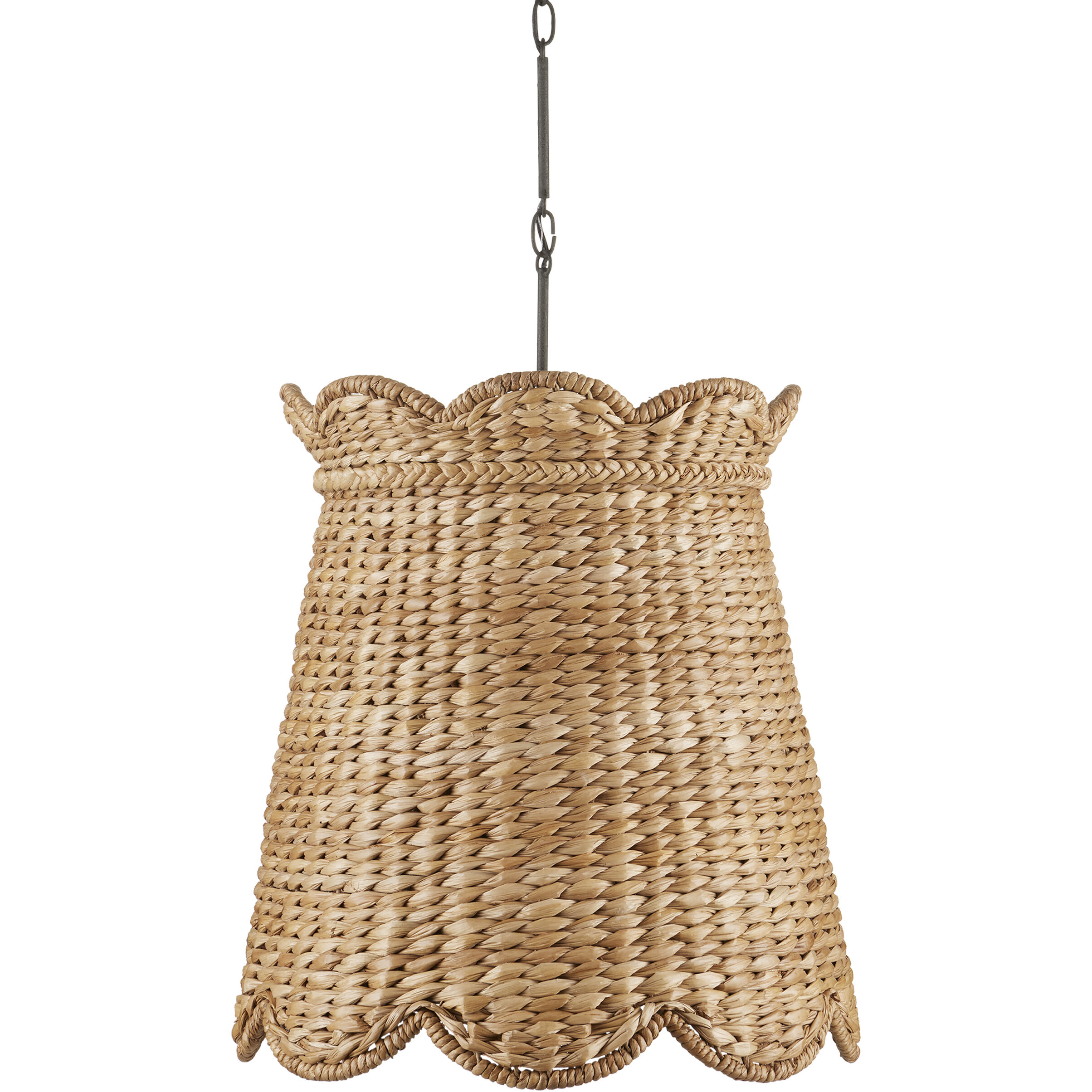 Annabelle 1 Light 20.75 inch Natural Pendant Ceiling Light, Medium, Suzanne Duin Collection