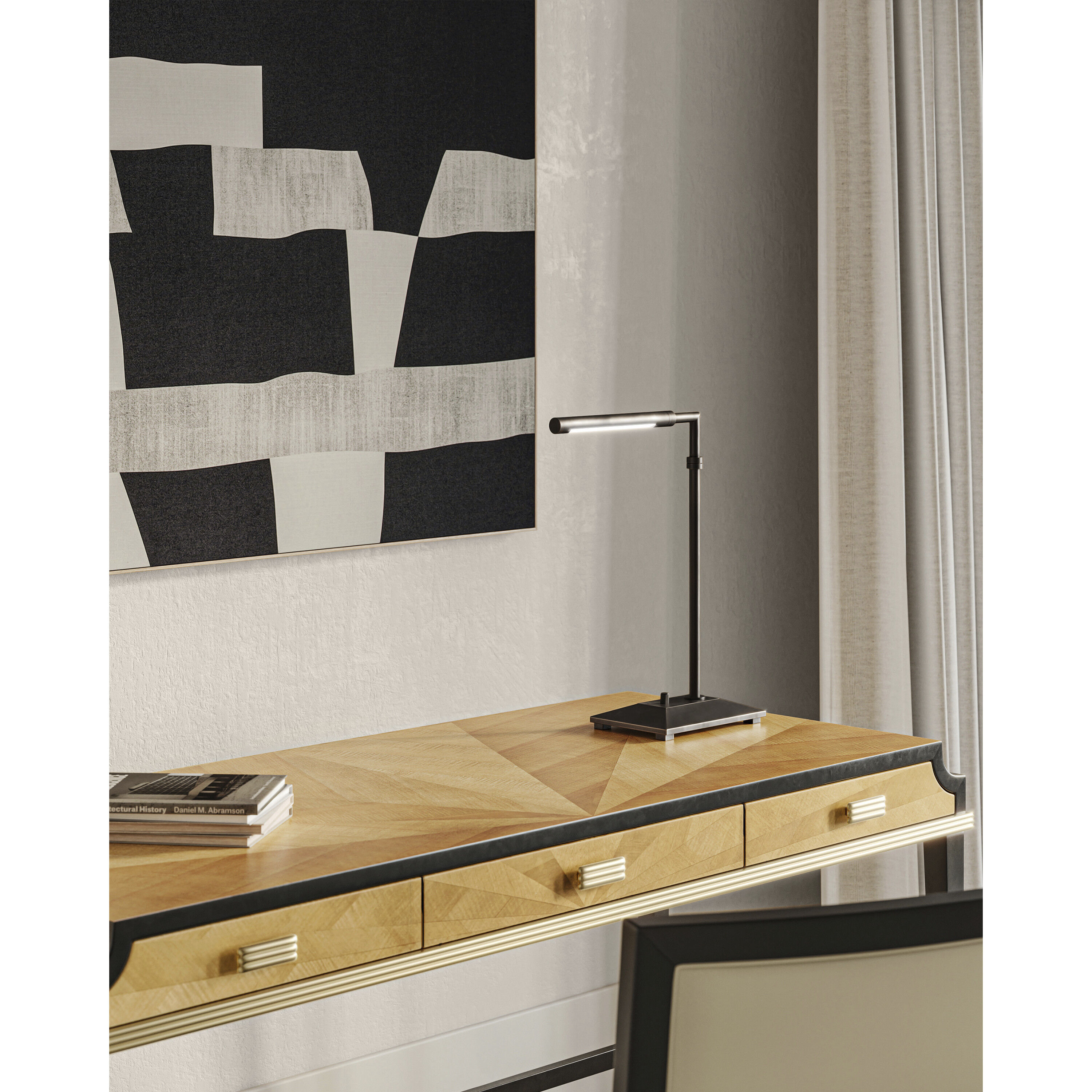 Autrand 18.5 inch 10 watt Oil Rubbed Bronze Table Lamp Portable Light