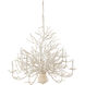 Seaward 12 Light 39 inch White Coral/Natural Sand Chandelier Ceiling Light, Large