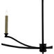 Knole 4 Light 49 inch French Black Chandelier Ceiling Light
