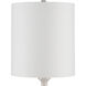 Malayan 39.5 inch 150 watt Whitewash Table Lamp Portable Light, Phyllis Morris Collection