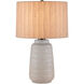 Owen 25.75 inch 150 watt Off-White/Light Brown/Antique Brass Table Lamp Portable Light