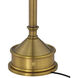 Traipse 18 inch 1.5 watt Brass Cordless Table Lamp Portable Light