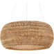 Boucle 6 Light 36 inch Natural/Beige Chandelier Ceiling Light