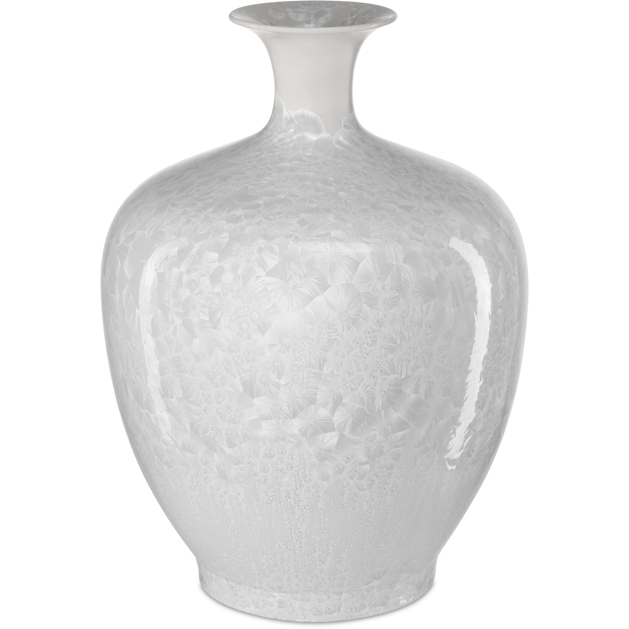 Crystalline 18 inch Vase