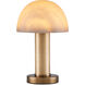 La Gravite 11 inch 60 watt Natural/Brass Table Lamp Portable Light