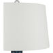 Sapphire 29.75 inch 150.00 watt Blue/Clear Table Lamp Portable Light