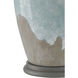 Chatswood 28.5 inch 150 watt Blue-Green/Gray/Hiroshi Gray Table Lamp Portable Light