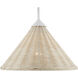 Basket 25.75 inch 40 watt White and Bleached Natural Swing-Arm Wall Sconce Wall Light