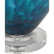 Sapphire 29.75 inch 150.00 watt Blue/Clear Table Lamp Portable Light
