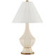 Musetta 31 inch 100 watt Beige/Antique Brass Table Lamp Portable Light