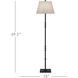 Lohn 69.5 inch 150 watt Mol&eacute; Black Floor Lamp Portable Light