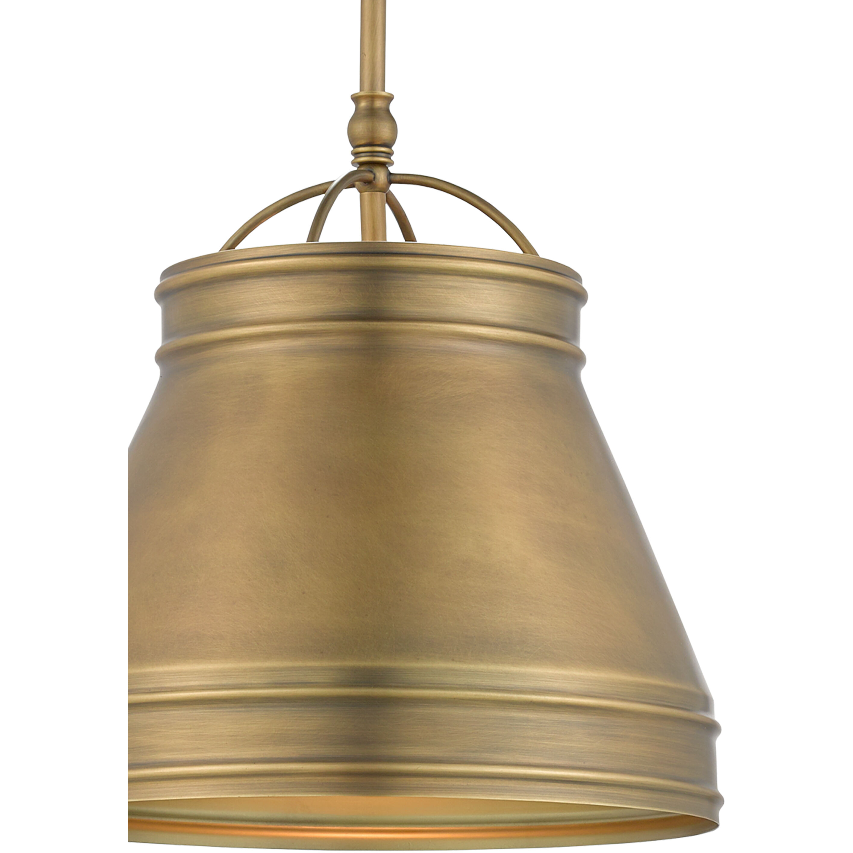Lumley 1 Light 13 inch Antique Brass Pendant Ceiling Light