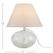 Odette 13 inch 60 watt Clear Table Lamp Portable Light