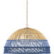 Senjyo 1 Light 36.25 inch Khaki/Cornflower Blue/Bluebonnet Pendant Ceiling Light