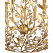 Secret Garden 4 Light 30 inch Clear/Contemporary Gold Leaf/Contemporary Gold Orb Chandelier Ceiling Light