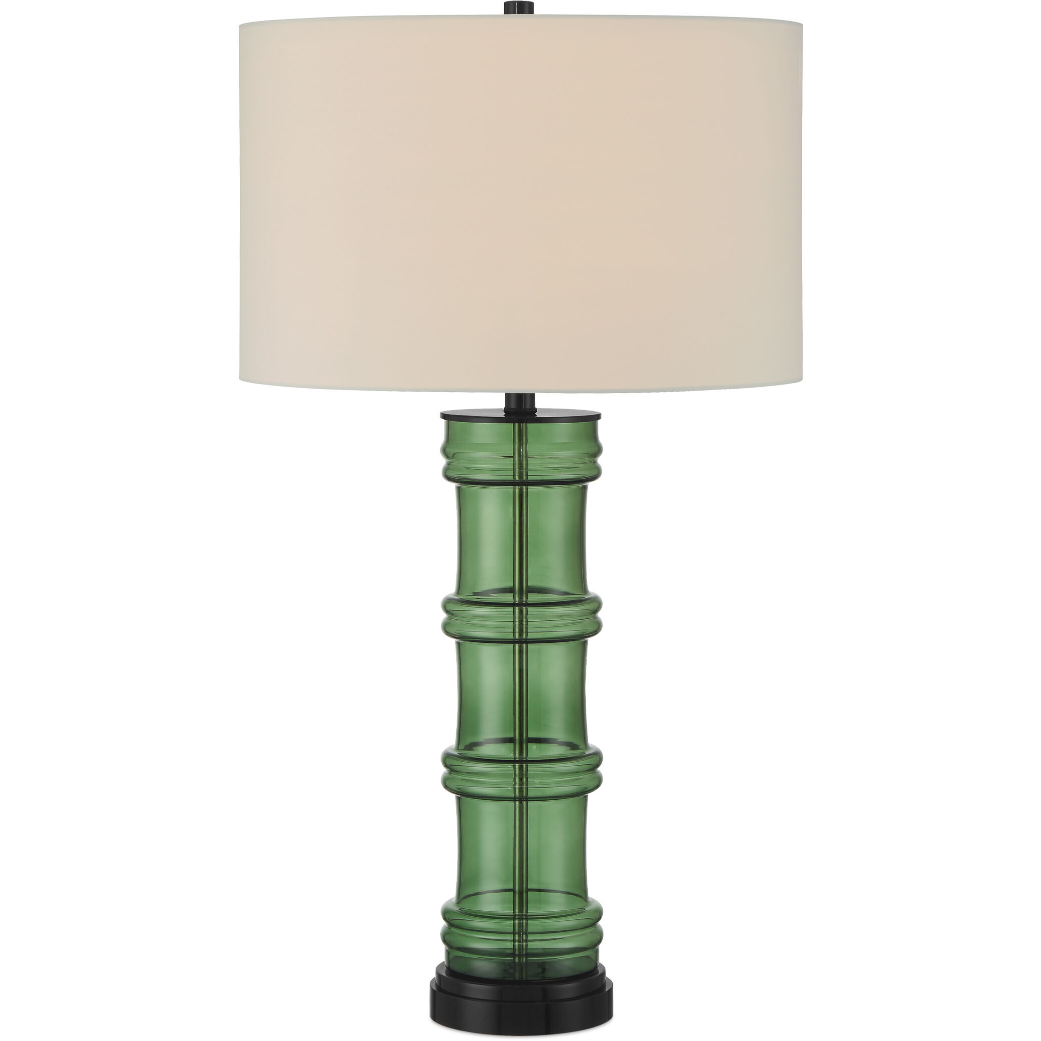 Balsam 32 inch 150.00 watt Green/Glossy Black Table Lamp Portable Light