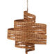 Saisei 5 Light 32 inch Natural/Khaki Chandelier Ceiling Light, Hiroshi Koshitaka Collection