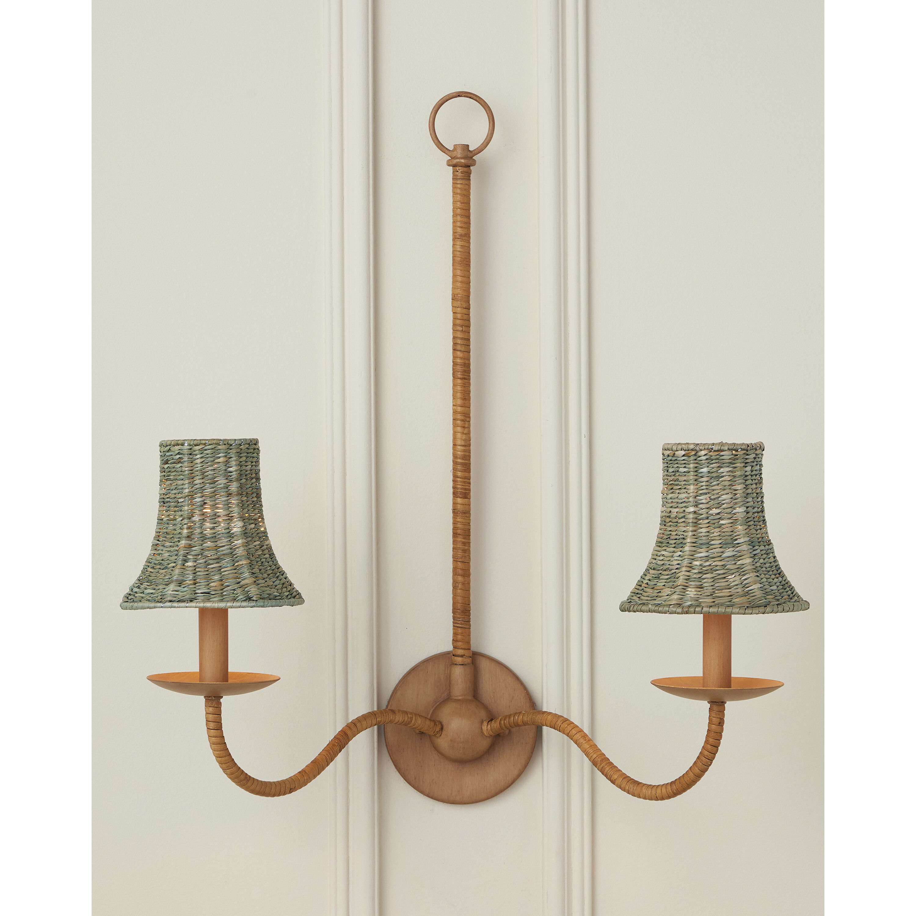 Bell Teal 5.5 inch Chandelier Shade, Suzanne Duin Collection