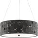 Othman 3 Light 30.5 inch Blacksmith/Sugar White Chandelier Ceiling Light