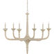 Aleister 6 Light 43.5 inch Sandstone Chandelier Ceiling Light