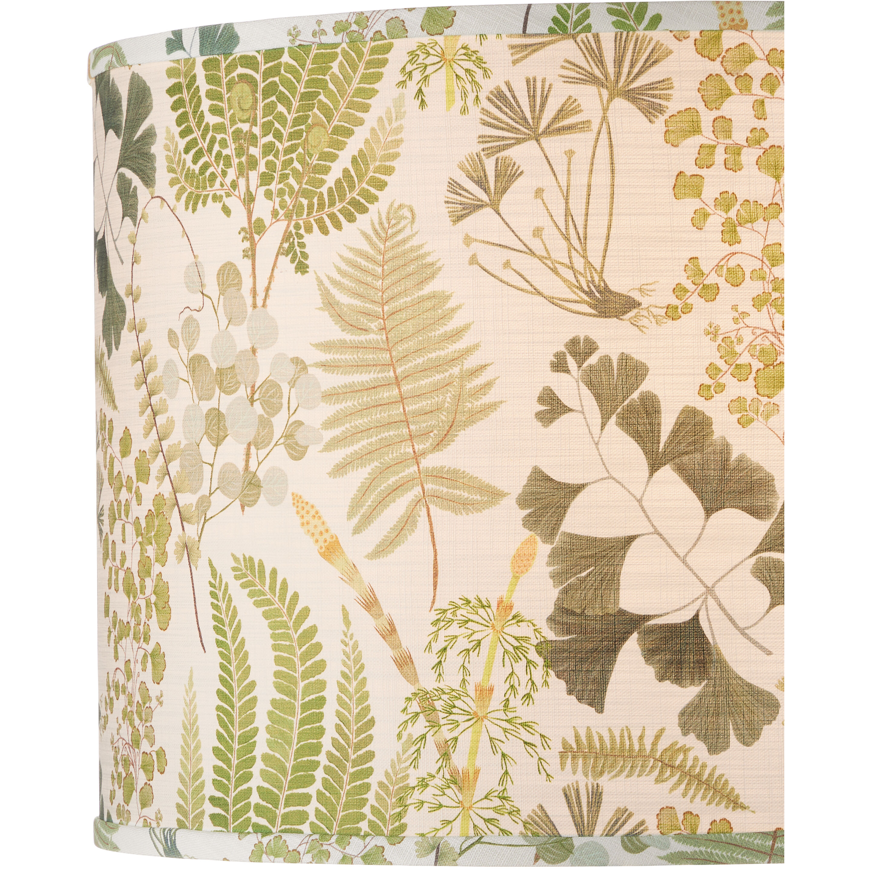 Theodora Green/Ivory Drum Lamp Shade