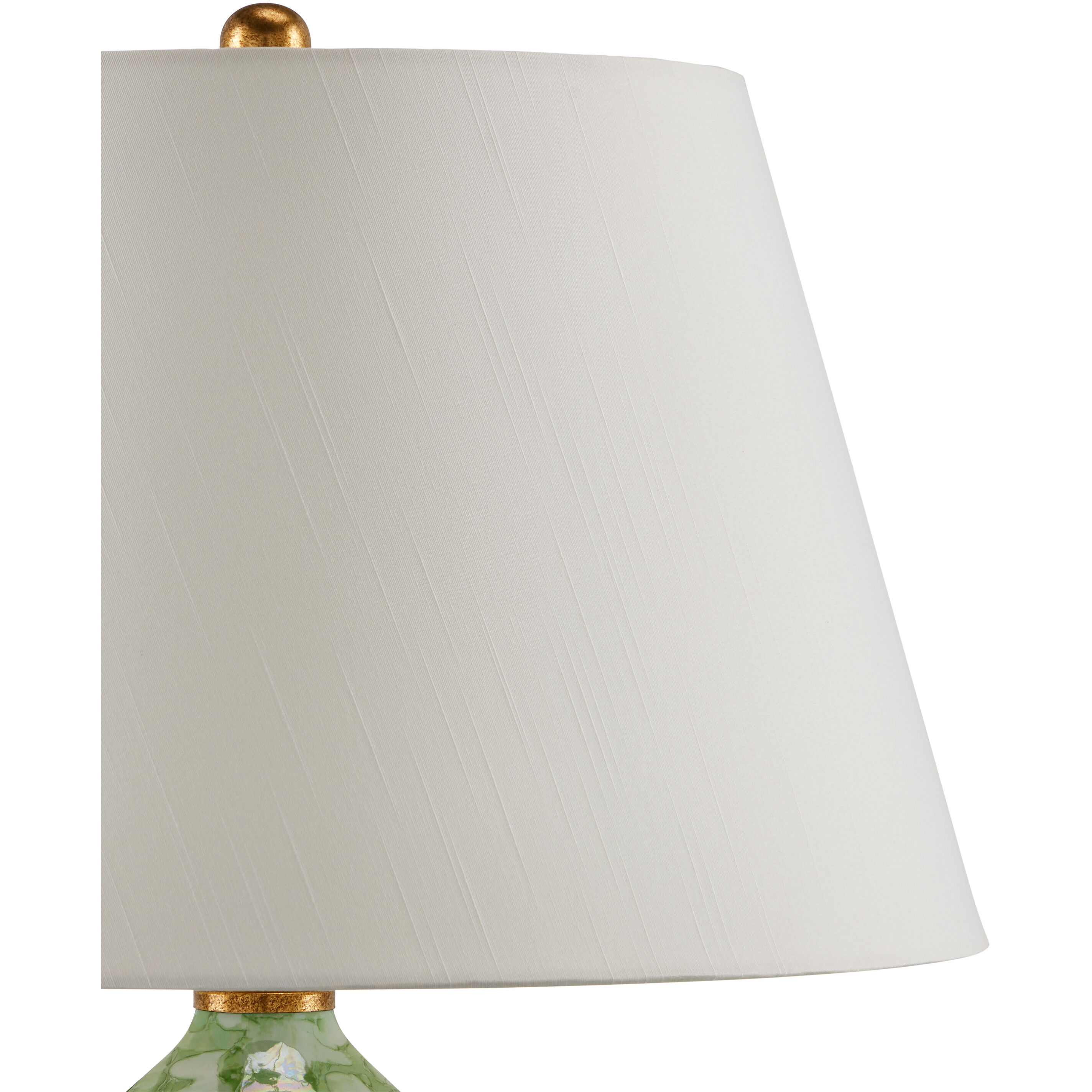 Eau de Nil 28.25 inch 150 watt Green/Textured Antique Gold Leaf Table Lamp Portable Light