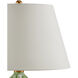 Eau de Nil 28.25 inch 150 watt Green/Textured Antique Gold Leaf Table Lamp Portable Light