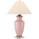 Lucy 30.5 inch 150.00 watt Pink/Clear Table Lamp Portable Light