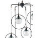 Moorsgate 6 Light 36 inch Blacksmith/Old Brass Pendant Ceiling Light