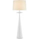 Giacomo 53 inch 150 watt Gesso White Floor Lamp Portable Light
