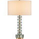 Mystras 27.5 inch 150 watt Clear/Antique Brass Table Lamp Portable Light