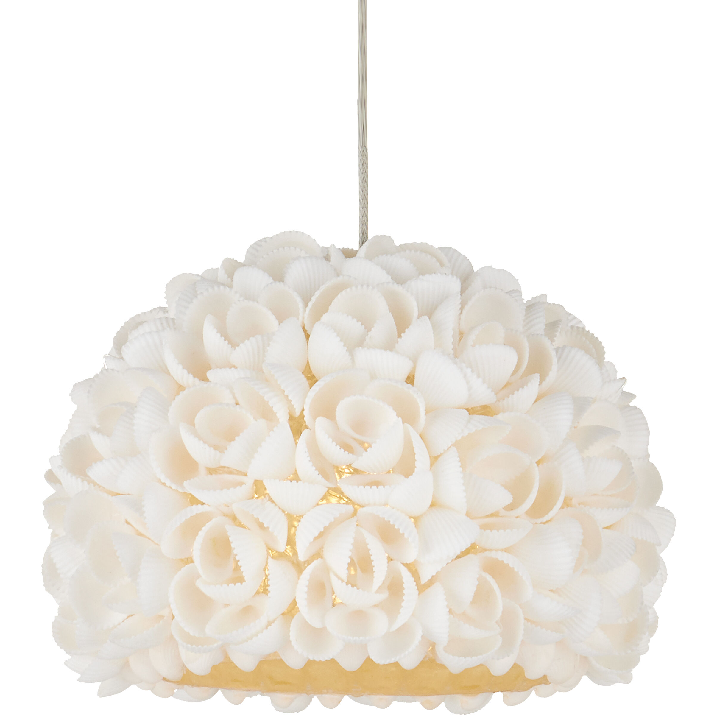 Virtu 7 Light 57 inch Natural/Silver Multi-Drop Pendant Ceiling Light