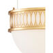 Lola 1 Light 16.25 inch Contemporary Gold Leaf/Painted Contemporary Gold Pendant Ceiling Light