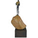 Man on Rock 18.25 X 8.75 inch Sculpture, Medium