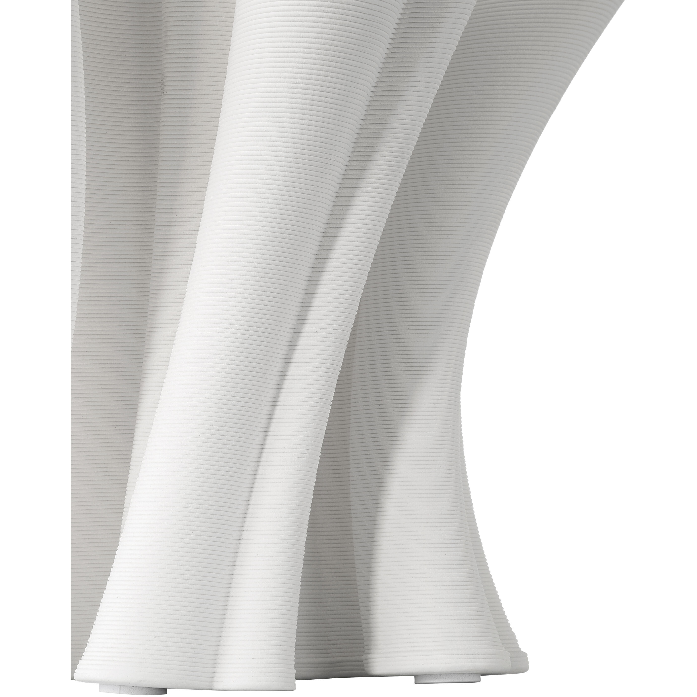 Godet 10.5 X 7.5 inch Twist Vase