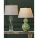 Eau de Nil 28.25 inch 150 watt Green/Textured Antique Gold Leaf Table Lamp Portable Light